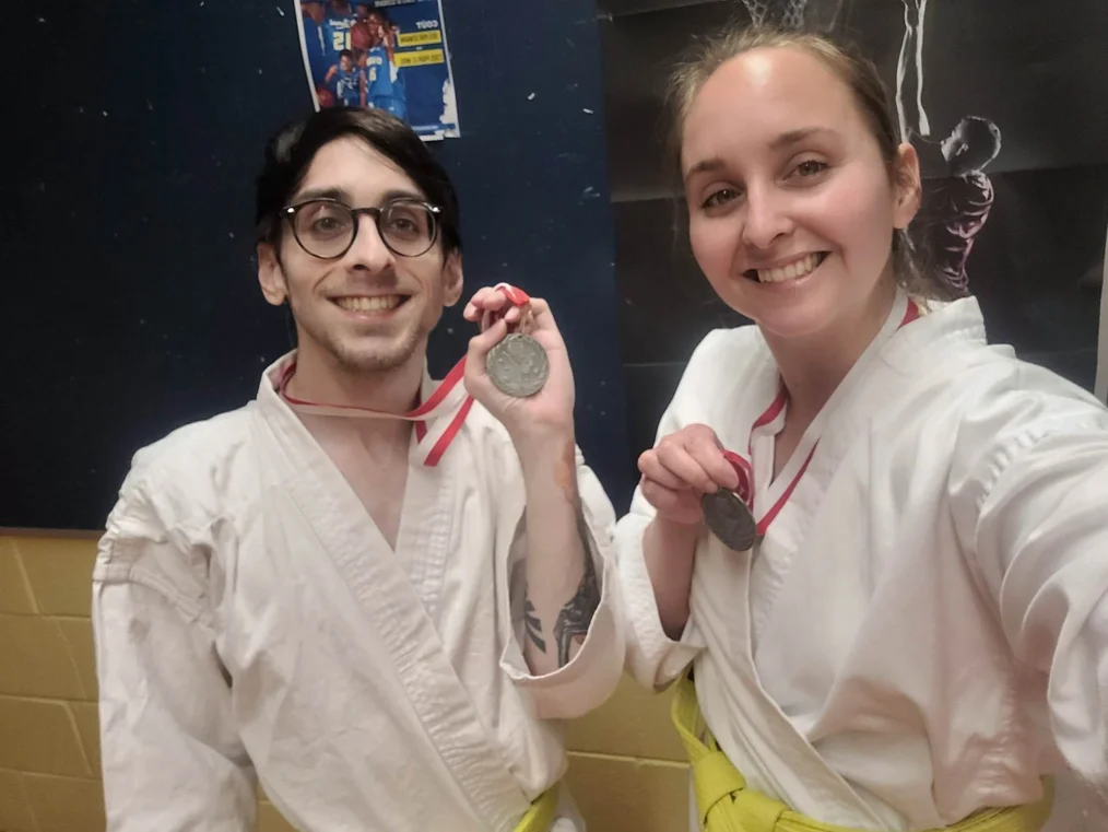 Frédéric au karaté